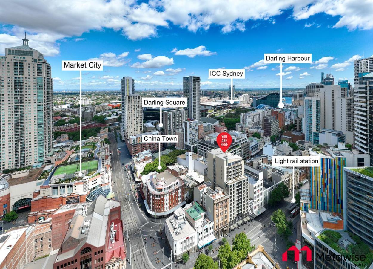 Metawise Sydney Cbd Haymarket Luxe 2Bed Penthouse Aqua Exterior foto
